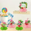 Fabricante de Decorações de Favo de Mel Personaliza Adereços de Foto para Mesa, Suprimentos para Decoração de Festa, Leques de Papel, Favos de Mel