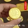 Barras de Oro Antiguo Imitación Aleación, Pepitas, Pasteles de Oro, Lingotes Qing Imitación Colección, Regalos y Adornos para Inauguración de Casa, Cumpleaños, Adivinación