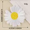 Etiqueta de Bordado Computadorizado Flor Letra Inglesa Caractere Etiqueta de Tecido Acessórios para Caderno de Contas Patch Adesivo DIY Adesivo de Bordado Adesivo de Tecido