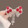 Nuevo Clip para el Cabello de Mariposa de Colores con Borla Pinza Pequeña Pinza de Tiburón Accesorios para el Cabello Estilo Coreano Venta al por Mayor