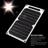 Ip062 panel solar de silicio monocristalino asa montañismo al aire libre carga USB teléfono móvil regalo bolsa solar colgante carga 5V