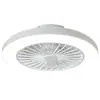Luz de Ventilador de Techo para Dormitorio, Luz para Sala de Estar y Comedor, Luz de Ventilador de Techo Silencioso Invisible Integrada, Luminaria LED de Iluminación Ultradelgada