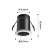 Foco Led Mini Empotrado Apertura Pequeña 3cm 4cm Joyería Vitrina de Vino Foco Ojo de Buey Cielo Estrellado
