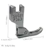 Pie Prensatelas Simple Izquierdo y Derecho de Acero Completo Especial para Cremalleras Repuestos para Máquina de Coser Industrial de Plana P36N P36Ln