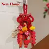 Decoración para inauguración de casa, Colgante para manija de puerta de entrada, Personaje de bendición, Nudo, Decoración para casa nueva, Suministros para ceremonia de mudanza