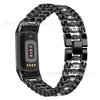 Para Fitbit charge6 Smart New Watch Strap Charge5 Candy Metal Flash Diamond Watch Strap Spot