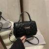 2025 Nuevo Bolso Pequeño Bolso Cruzado para Mujer Acolchado Moda de Alta Gama Versátil Bolso de Mano Verano Transfronterizo Bolso Cuadrado Pequeño