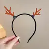 Diadema de Cabeza de Oso Navideño para Mujer, Diadema de Ambiente Festivo para Fiesta, Accesorios para el Cabello Pinza para el Pelo con Lazo de Disfraz Cosplay