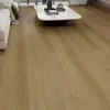 Venta directa de suelo SPC de plástico de piedra con veta de madera clara de roble, materiales de suelo impermeables a granel, varios diseños y colores disponibles
