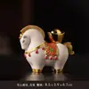 Adorno Creativo de Caballo Bolsa de la Fortuna Giratorio para Escritorio, Decoración para Entrada de Sala de Estar en Casa, Trae Riqueza Instantánea, Idea de Regalo