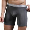 Roupa Íntima Esportiva Masculina Justa Alongada Pernas Anti-desgaste Boxer Masculino Plus Size Pernas Longas Cueca de Corrida