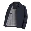 Chaqueta Ejecutiva de Papá para Hombre Primavera y Otoño Abrigo Casual para Hombres de Mediana Edad y Mayores Nuevo Cárdigan Casual de Negocios para Hombre