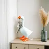 Nuevo producto transfronterizo imán de ganso imán de hierro almacenamiento de llaves decoración del hogar adorno de resina regalo