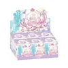 Caja Sorpresa Romance Flor-Luna Estilo Antiguo Zorro de Nueve Colas, Figura de Zorro Espíritu de Hada Estilo Chino, Diseño de Paisaje de Nubes y Flores, Adorno de Escritorio