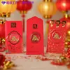 Adesivo de Celular com Folha de Ouro 2Mg com Dourado na Superfície, Envelope Vermelho Criativo para a Princesa Ficar Rica, Brinde de Evento Promocional da Loja de Ouro