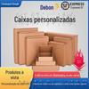Caixa de Avião Personalizada Caixa Expressa de Casca Dura Papel Kraft Caixa Plana para Íntimos Caixa de Papelão Ondulado Caixa Rígida para Logística Express
