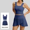 Conjunto de Yoga de Primavera e Outono para Corrida, Tênis, Treino, Uso Diário Casual, Agasalho Esportivo para Mulheres