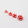 Pulseira de Miçangas Espaçadoras de Flor Rosa Pressionada, Concha Rosa, Nuvem Traseira, Faça Você Mesmo, Pulseira Trançada, Chaveiro, Acessórios de Joalheria Tendência Nacional Fresca