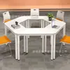 Ventas Directas de Fábrica de Mesas de Entrenamiento con Panel, Mesas de Entrenamiento Simples Multifuncionales, Mesas Plegables, Mesas Multiusos