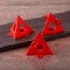 Suporte em forma de pirâmide, rack de tinta para marcenaria, suporte de pulverização de tinta, ferramenta auxiliar tripé triangular