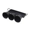 Balde de Flores para Jardim Conjunto de Vasos de Flores Conjunto com Bandeja de Tira de Ferro Galvanizado para Casa Três Vasos de Flores Jardinagem Escandinava Vaso de Flores Balde de Flores