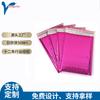 Bolsa de burbujas de película aluminizada rojo rosa bolsa de embalaje para ropa cosméticos funda para teléfono móvil sobre de burbujas anti-presión