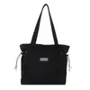 Bolsa Tote Grande Capacidade para Estudantes Classe 2026 Primavera Nova Bolsa de Ombro para o Dia a Dia Estilo Japonês Lona Bolsa de Axila