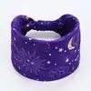 Faixa de Cabeça com Aba Larga e Nó, Faixa de Cabeça Antiderrapante Estilo Étnico, Acessórios de Cabelo para Mulheres e Meninas, Fitas com Padrão Xadrez de Estrelas e Luas