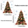 Comércio Exterior Amazon Árvore de Natal Presentes, Decorações de Feriado, Embelezamento de Janelas de Casa, Adesivos para Vidro de Janela de Casa