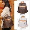Mochila de PU 2022, nueva moda, gran capacidad, bolso de mujer a juego, ligero, informal, de viaje, pequeña.