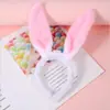 Diadema de Orejas de Conejo de Peluche Lindas Brillantes Diadema Flashing Pasador de Pelo Diadema con Luz Accesorios para Conciertos Juguetes al por Mayor