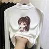 Camiseta interior térmica para niña de otoño e invierno, elegante y dulce, estilo coreano, de manga larga, interior cepillado para niñas pequeñas