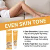 Crema de Cuidado para el Confort de las Piernas Houkea Es una Crema Suave para Masaje e Hidratación para la Piel de las Piernas, Conveniente para Viajar al Trabajo y Adecuada para Quienes Permanecen Sentados por Períodos Prolongados