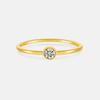 Anillo de Diamantes de Plata S925 Diamante Redondo Joker Retro Anillo para Mujer con Alto Sentido del Diseño Joyería al por Mayor de Amazon
