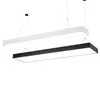 Supermercado gimnasio candelabro cuadrado Barra de luz led lámpara de oficina candelabro de oficina tienda mayorista moderno minimalista