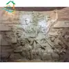Marcha Larga Tropas de Guerra Murales Culturales Figuras del Ejército Rojo Plástico Reforzado con Fibra de Vidrio Tallado Cobre de Imitación Fabricantes de Muros Culturales