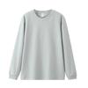 Camiseta de Peso Pesado 260g Cuello Redondo Primavera y Otoño para Hombre Waffle Color Puro Estilo Igual para Hombre y Mujer Camiseta de Manga Larga Tops Camisetas Básicas en Stock