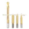 Furadeira Saw Extractor Set Quebrado Cabeça Parafuso Extrator Conjunto de quatro peças Aço de alta velocidade Furadeira serrilhada Abertura Ranhura Ferramentas de corte