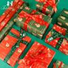 (Procesamiento y personalización) Papel de Envoltura de Flores Navideño Papel Kraft Impreso Caja de Regalo Materiales de Embalaje para Cajas de Regalo