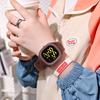 Nuevo Reloj Electrónico Digital Cuadrado Color Azul Klein 2026 para Hombres y Mujeres, Pareja de Estudiantes, Mejor Amigo, Estilo Coreano Mori Reloj Deportivo
