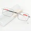 Nuevas Gafas de Lectura para Hombre, Lentes Ultra Delgados Plateados Anti-Luz Azul, Modernas, Sencillas y Cómodas, Gafas de Lectura al por Mayor