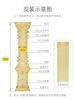 Molde de columna romana forma cilíndrica encofrado columna de villa vertido de cemento cabeza de columna decorativa columna de puerta redonda europea juego completo