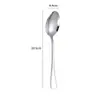 Acero Inoxidable 1010 Transfronterizo Cubiertos Oro Titanio Negro Titanio Juego de 4 Piezas Cuchillo para Filete Engrosado Cuchara de Mesa Tenedor de Mesa Juego de Cuchara de Postre