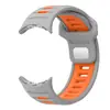 Adecuado para Google Lwatch3 Correa de Silicona de Dos Tonos Google Tercera Generación 45mm Hebilla Cuadrada de Diamante Correa de Silicona