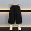 Pantalones de Verano Finos de Pierna Ancha para Niños, Ropa de Verano de Moda para Niños, Pantalones Yamamoto de Sensación Fría, Pantalones Largos Casuales de Verano para Niños