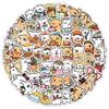 120 novo filhote de cachorro bonito dos desenhos animados favorito das crianças caixa de papelaria laptop copo adesivos decorativos