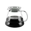 Cafeteira manual de vidro borossilicato em estoque atacado pote para compartilhar filtro conjunto de eletrodomésticos de café doméstico pote nuvem