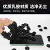 Dediles Negros para Protección, Antideslizantes, Resistentes al Desgaste, Dediles Desechables Antiestáticos, Dediles Protectores de Látex Industriales Electrónicos