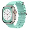 Adequado para Pulseira Apple Ocean Watch Apple Watch8 Ultra Watch Modelo Igual Oficial Pulseira de Silicone com Fivela Dupla