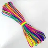 Venda Direta de Fábrica Corda Paracord de 7 Fios e 4mm Multifuncional para Emergência de Sobrevivência ao Ar Livre Corda Trançada Suprimentos Paracord Cordão Tecido à Mão